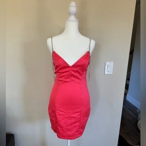 Superdown x Draya Michele mini dress with rhinestone straps